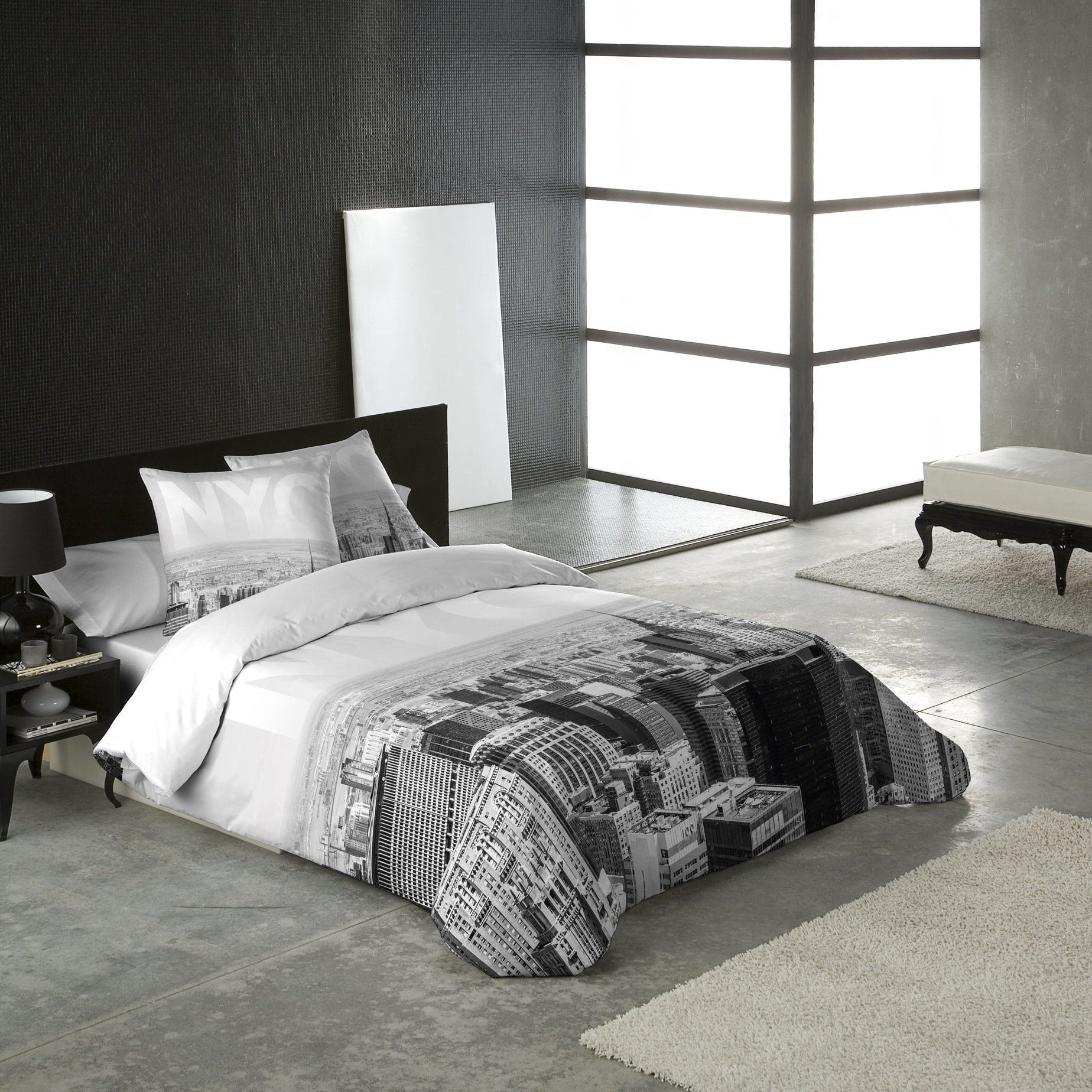 NYC Cotton Duvet Cover Set