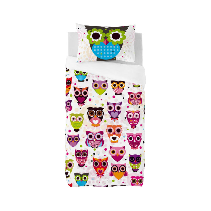 Gouchee Home Owls Twin 2pc Duvet Cover Set