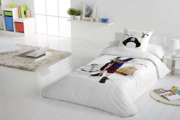 Parure de lit 2 pièces avec housse de couette et motif pirate de Gouchee Home