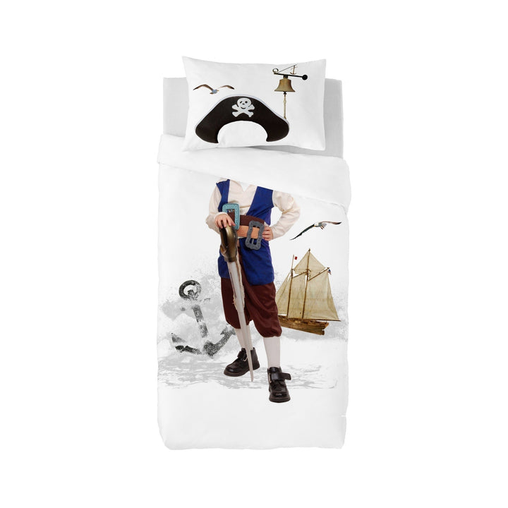 Parure de lit 2 pièces avec housse de couette et motif pirate de Gouchee Home