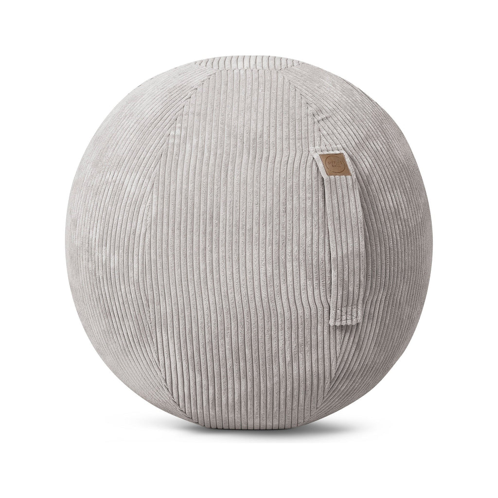 Pelota para sentarse Gouchee Home Shara Grey Shell de 25"