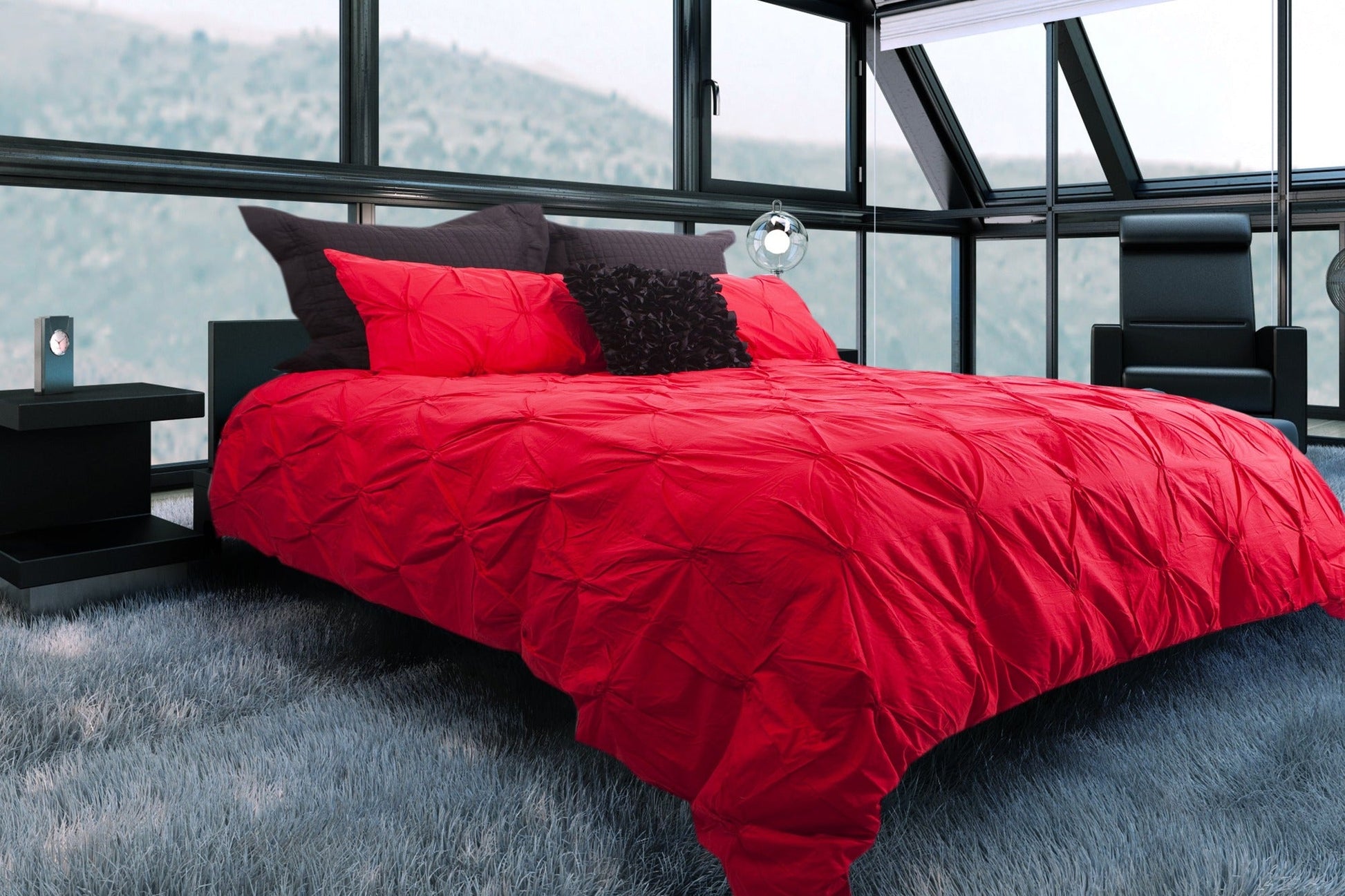 Victoria Cotton Duvet Cover Set Queen