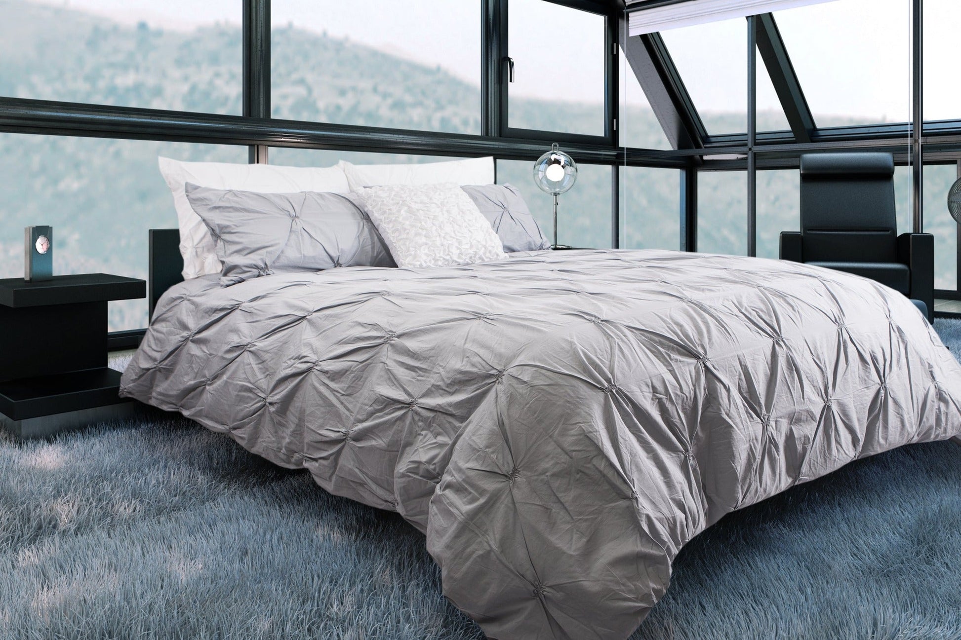 Victoria Cotton Duvet Cover Set Queen