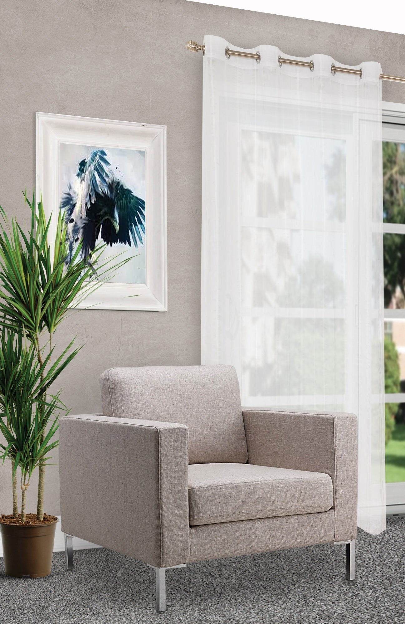 Harper Striped Sheer 2PC