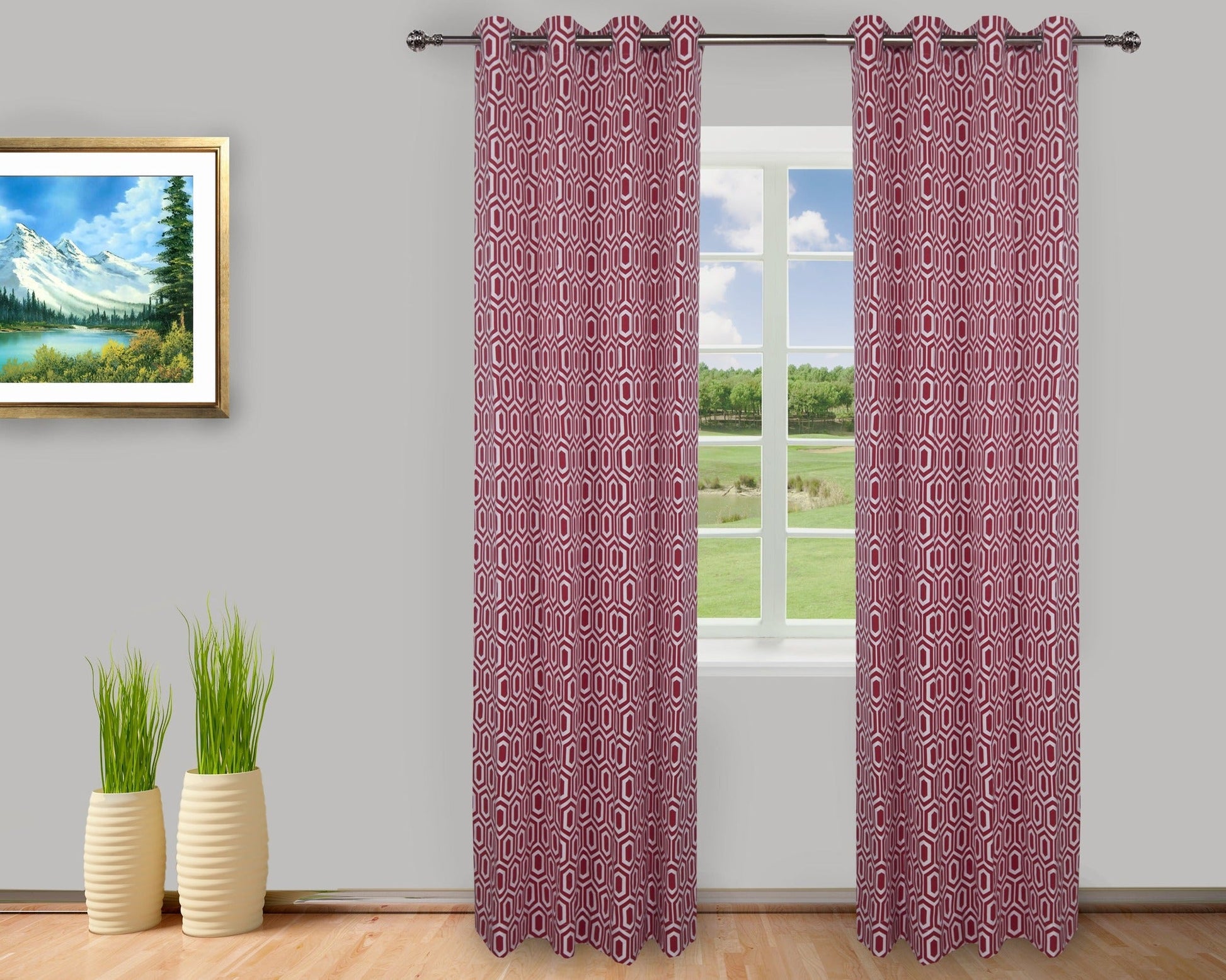 Hex Curtain 2PC