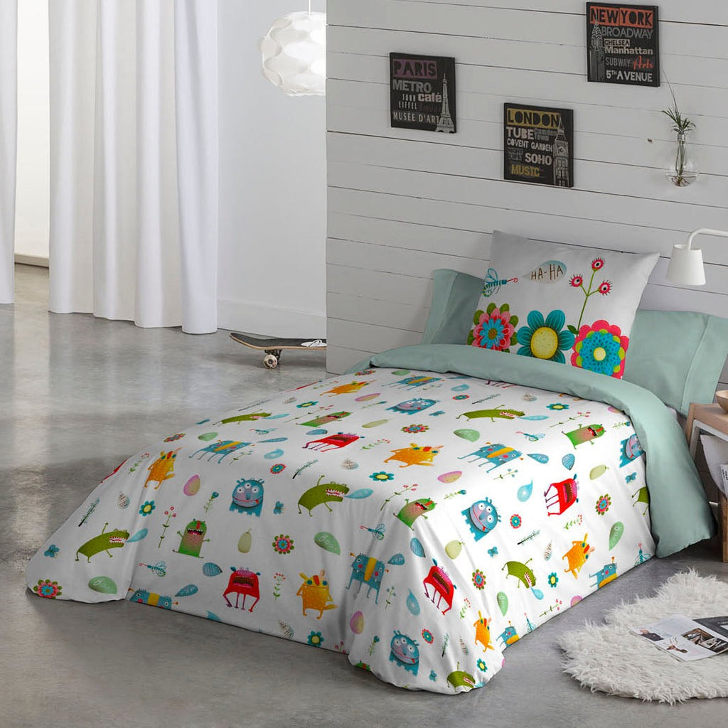 Ensemble de housse de couette 2 pièces Hiboo Twin (66"L x 86"L)