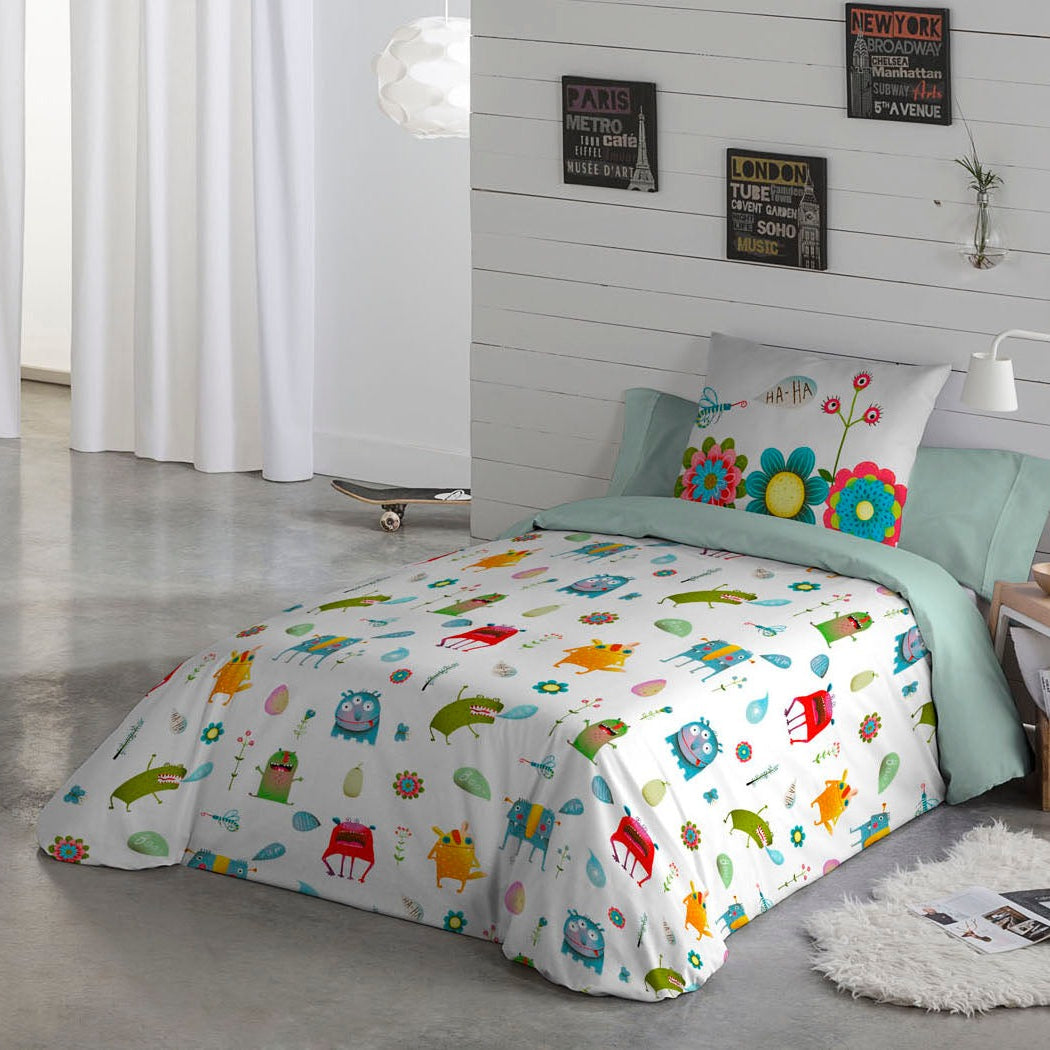 Hiboo Twin 2pc Duvet Cover Set (66"Wx86"L)