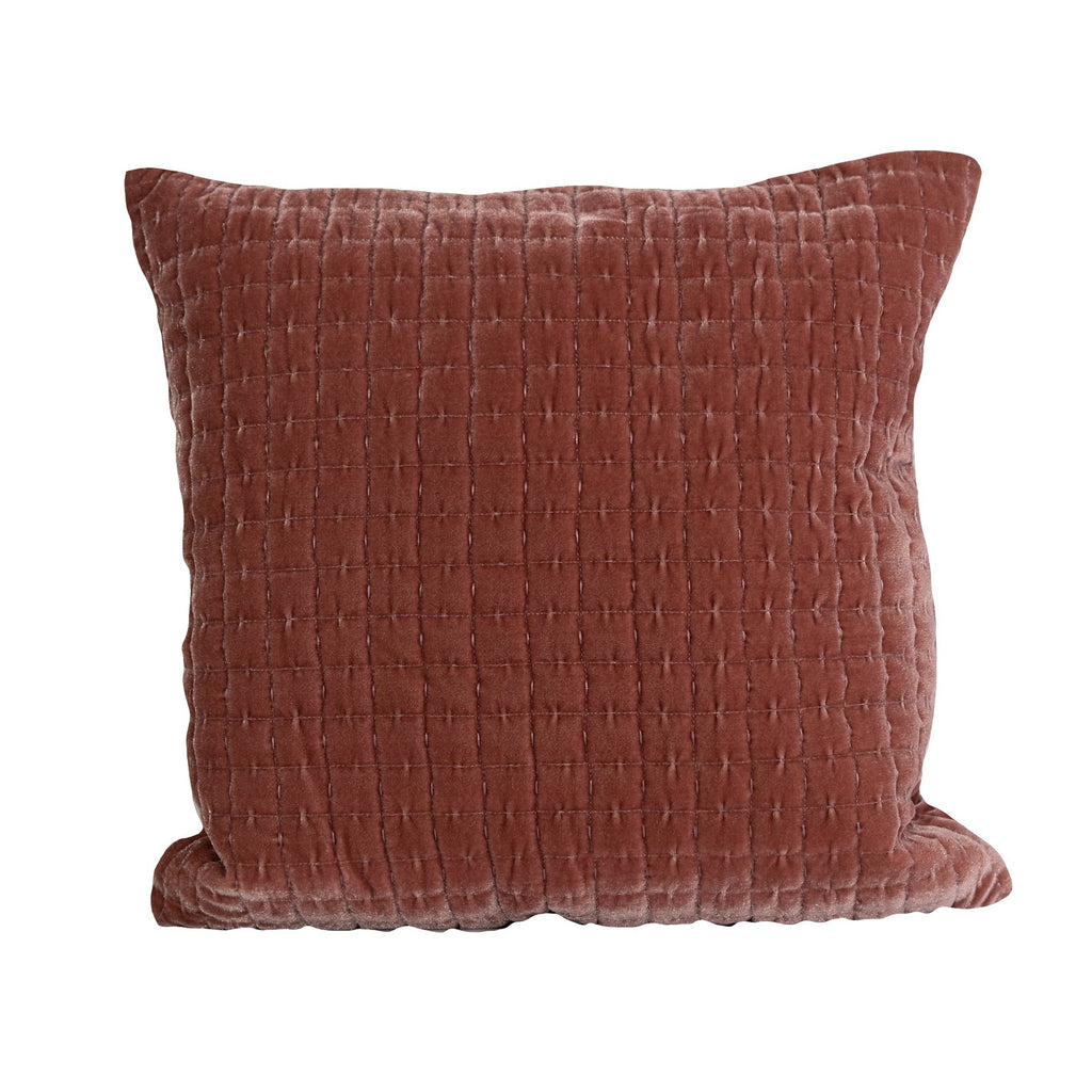 Layla Quilted Velvet Cushion 2PC