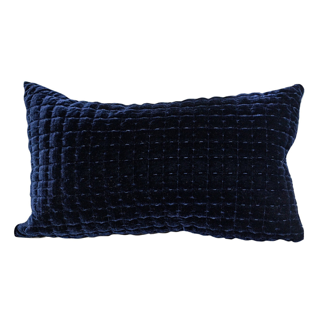 Layla Quilted Velvet Cushion 2PC