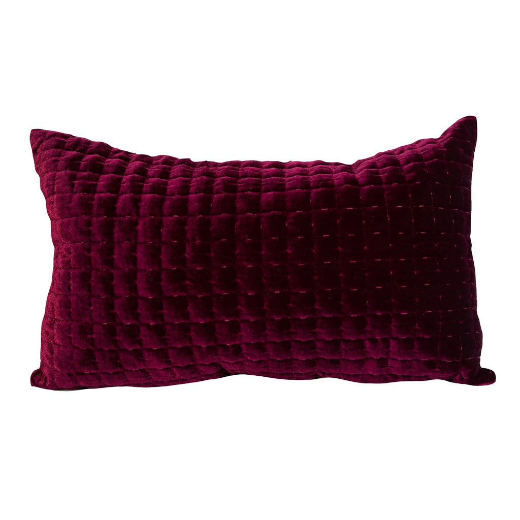 Layla Quilted Velvet Cushion 2PC