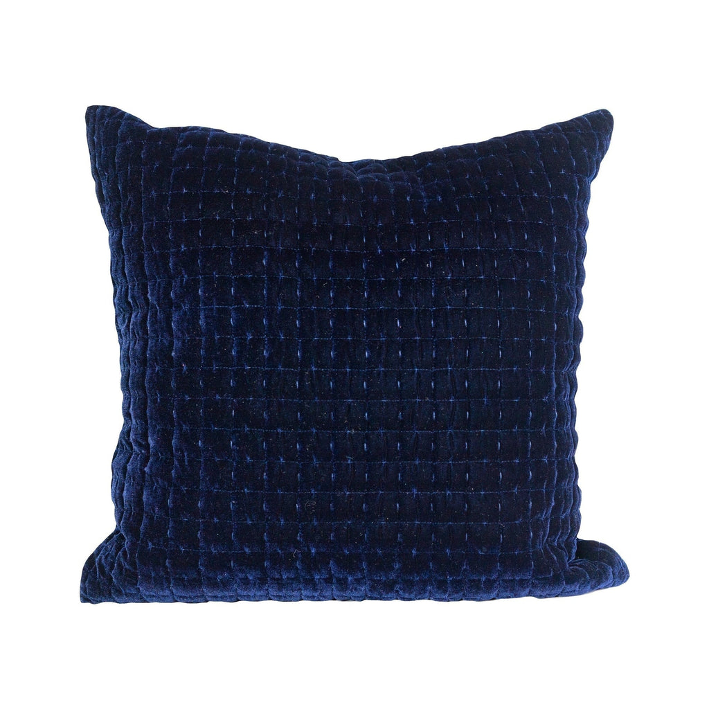 Layla Quilted Velvet Cushion 2PC
