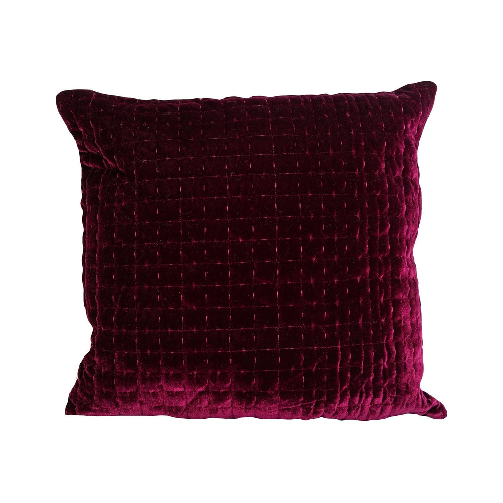 Layla Quilted Velvet Cushion 2PC