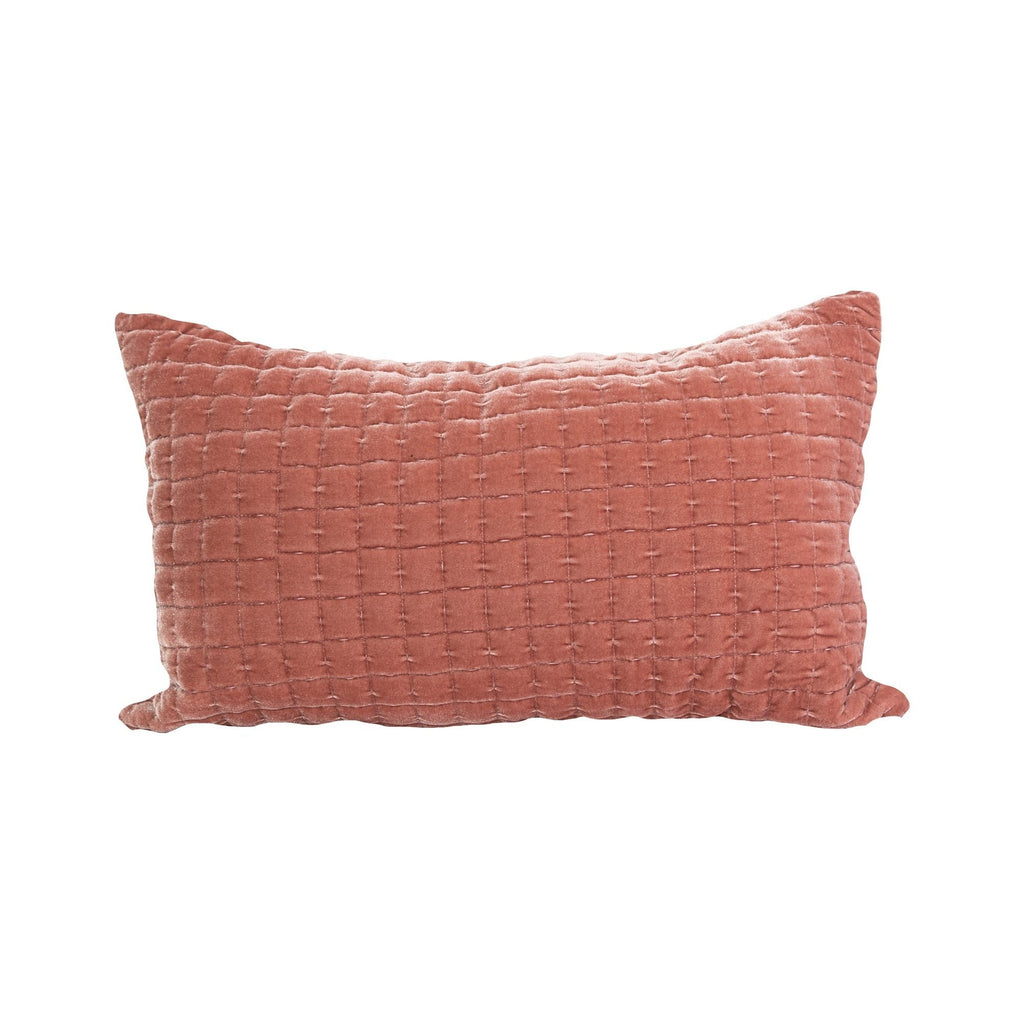 Layla Quilted Velvet Cushion 2PC