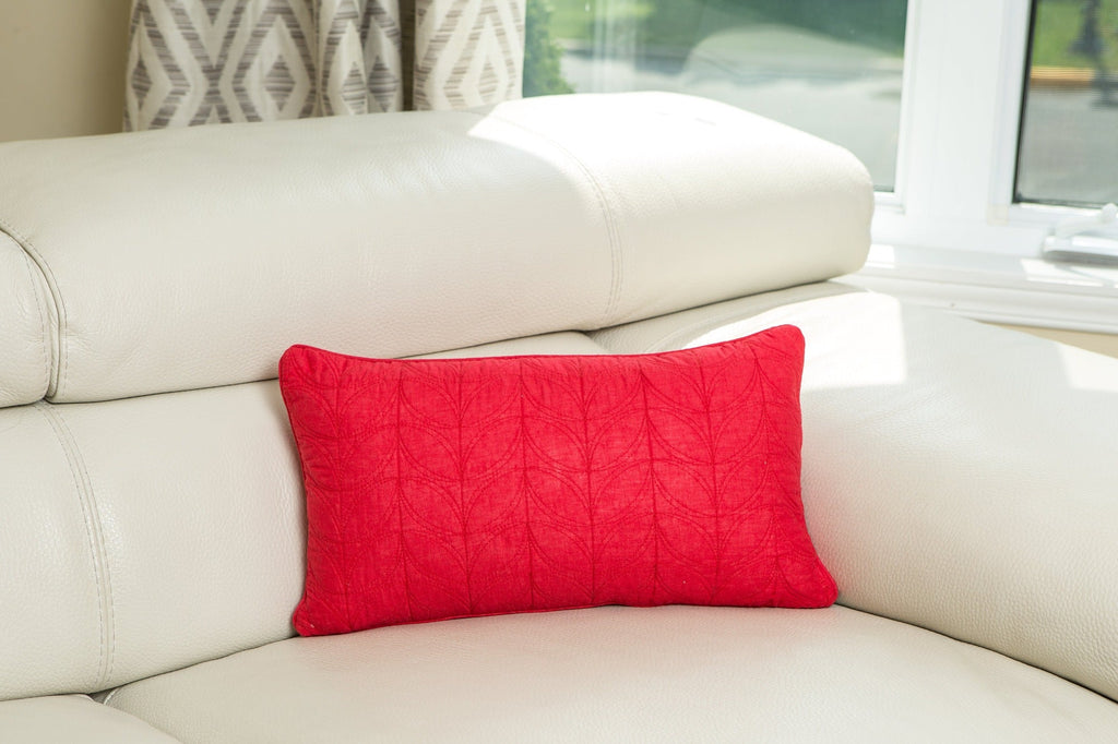 LEAF SOLID Long Cushion 2PC