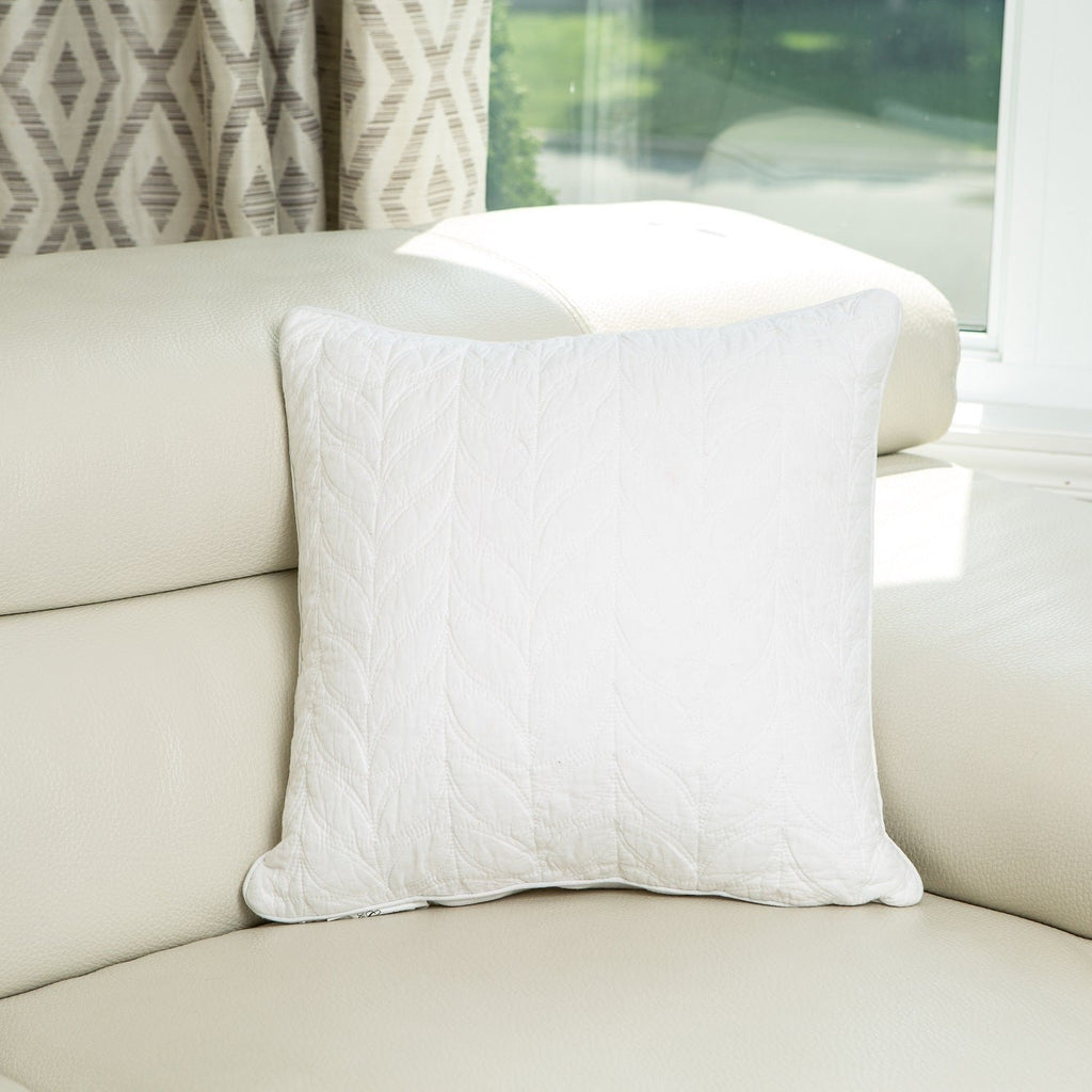 Coussin carré LEAF SOLID