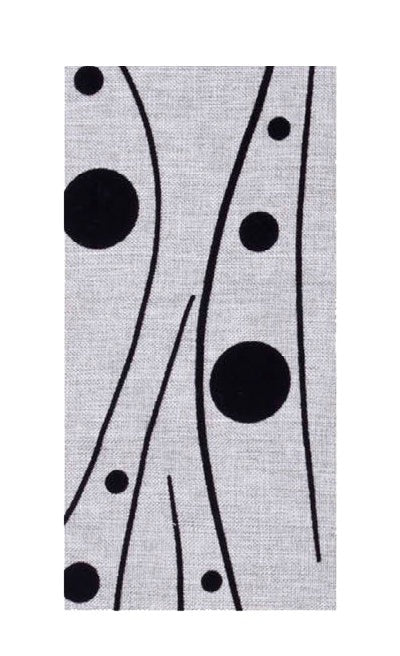 Modern dots Silver panel 2PC