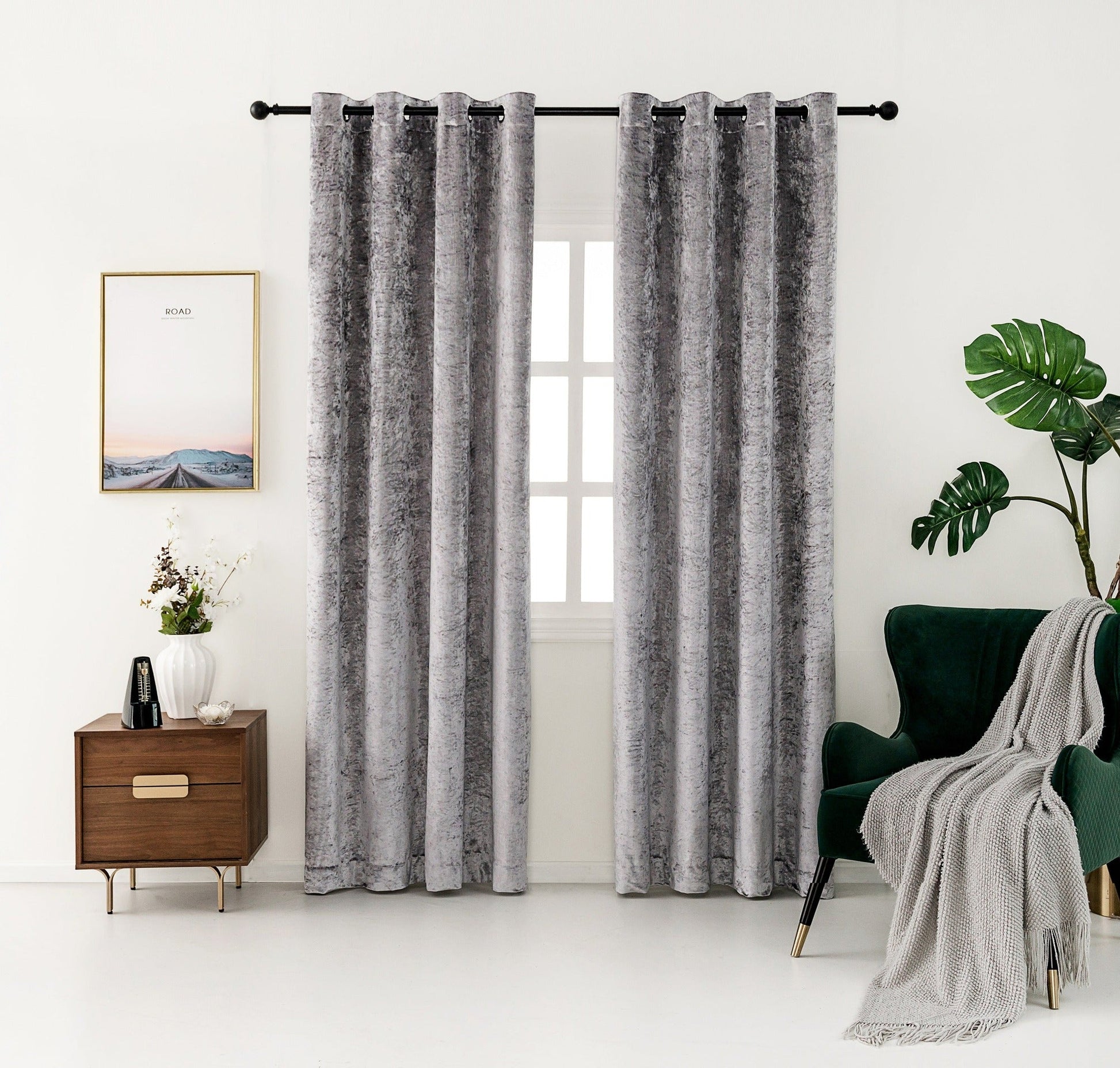 Oplence Lined Curtain 2PC