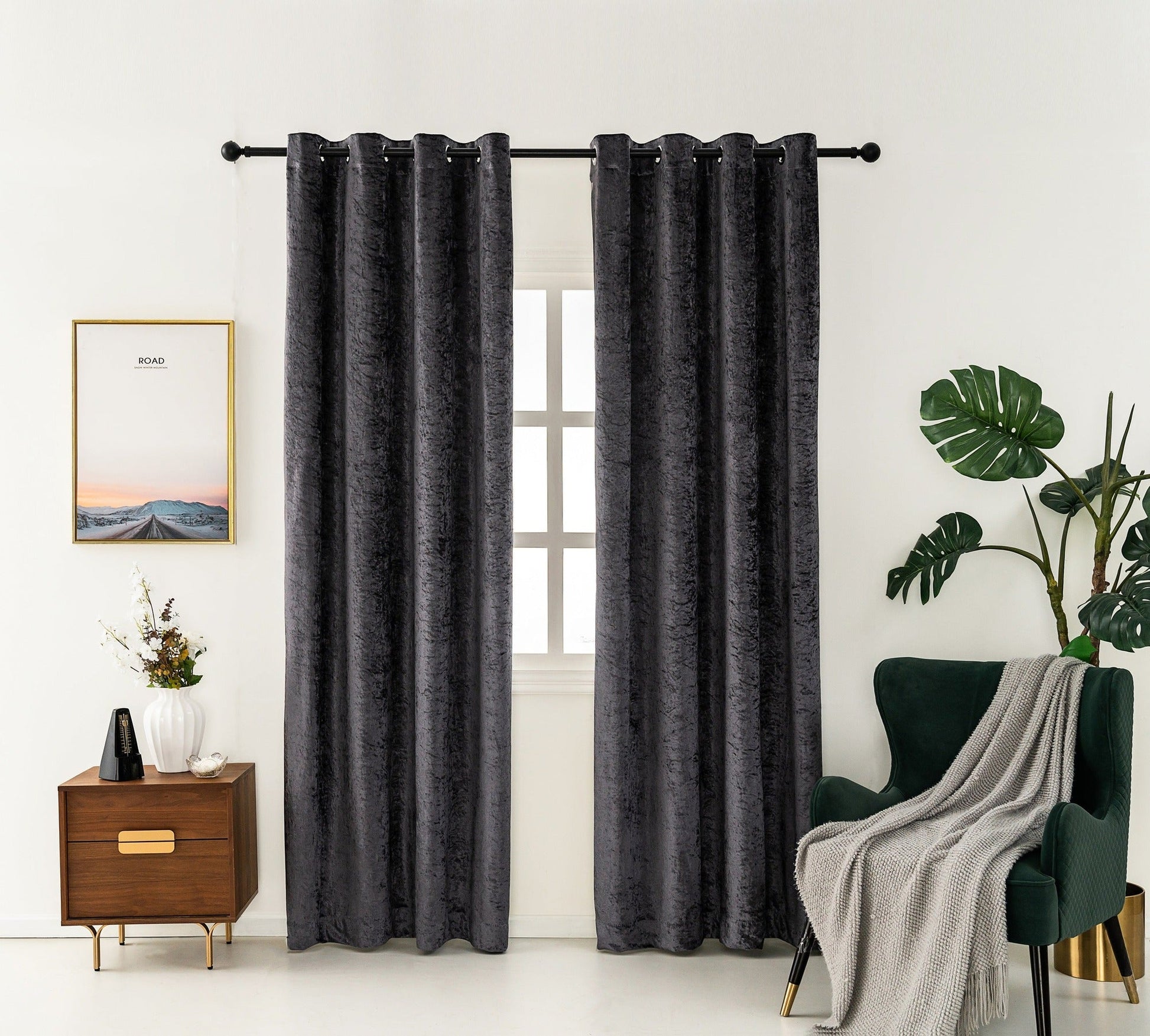 Oplence Lined Curtain 2PC