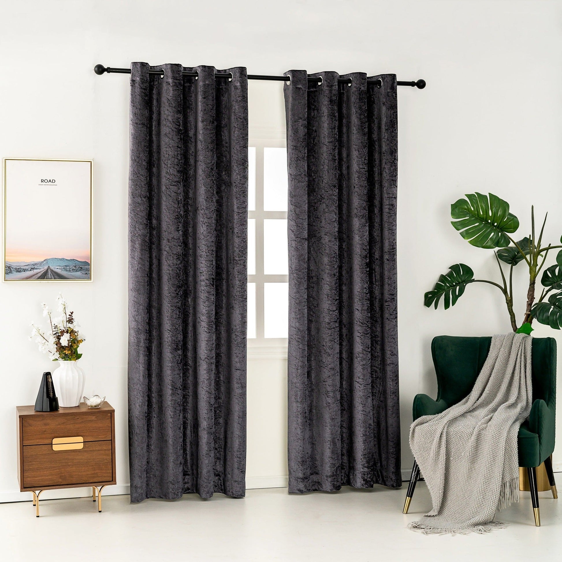 Oplence Lined Curtain 2PC