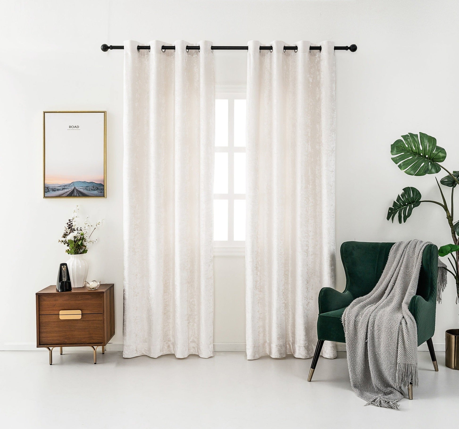 Oplence Lined Curtain 2PC