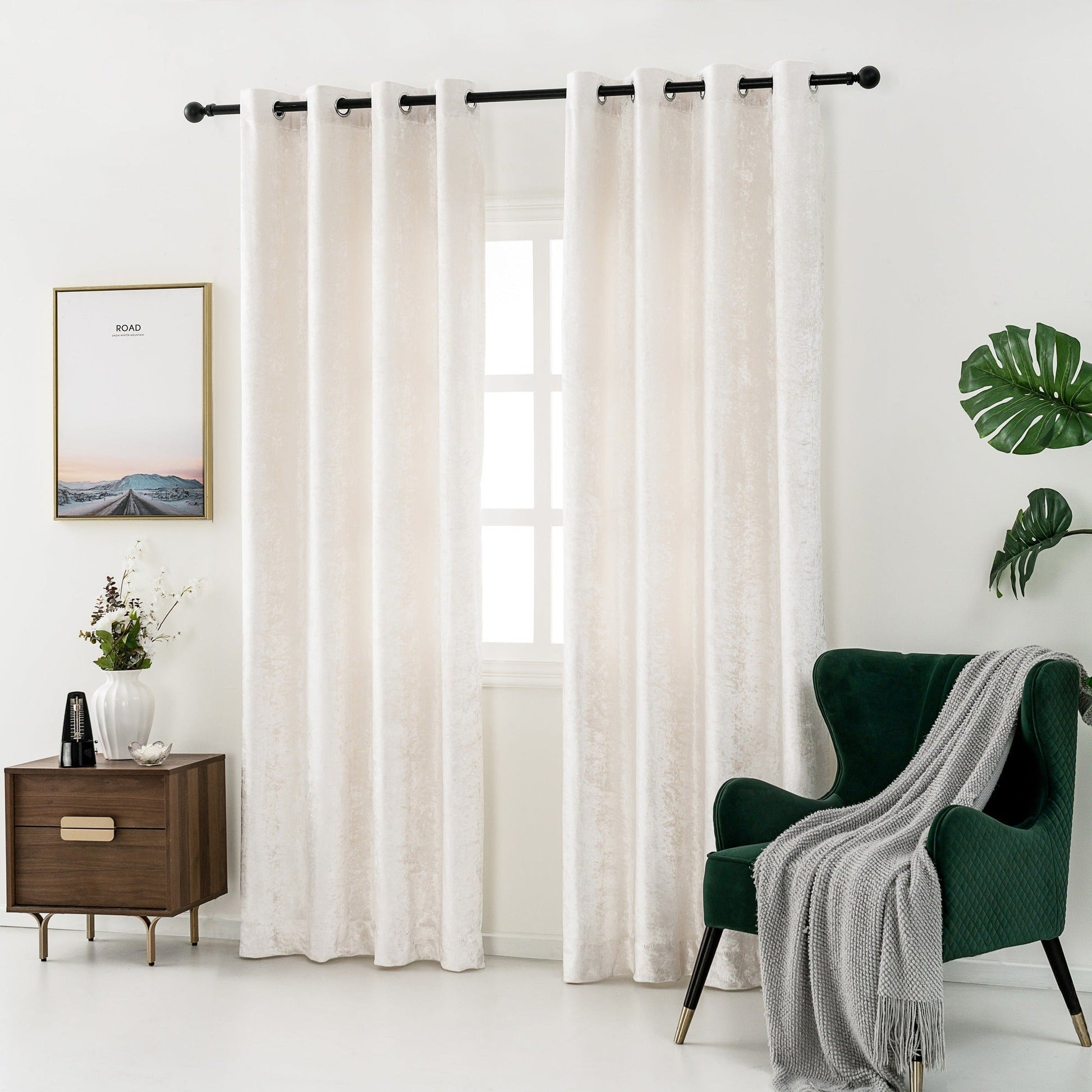 Oplence Lined Curtain 2PC