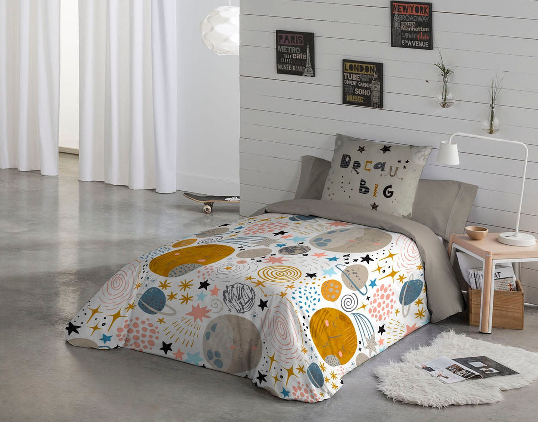 Juego de funda nórdica Perseo Twin de 2 piezas (66" de ancho x 86" de largo) Juego de funda nórdica