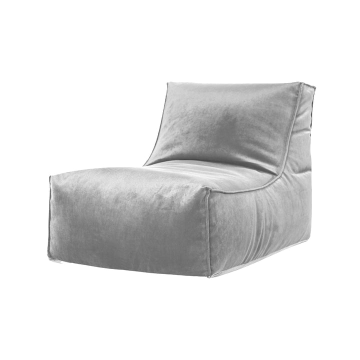 Fauteuil poire en velours Rock