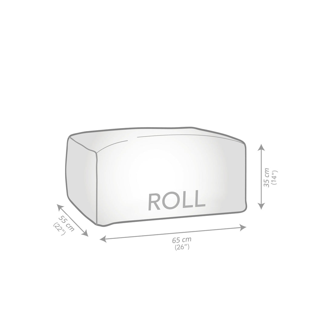 Illustration of a soap bar with dimensions labeled on a white background