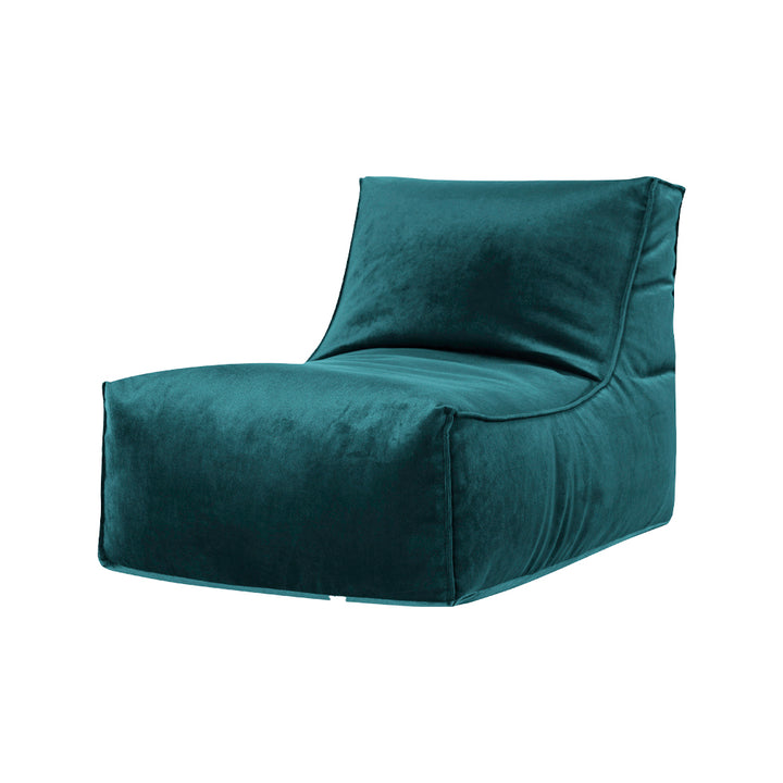 Fauteuil poire en velours Rock