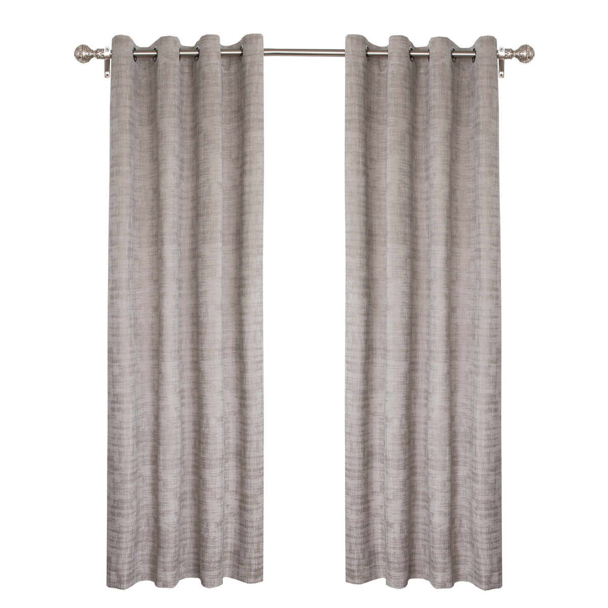 Ruvor Grey Curtain 2PC