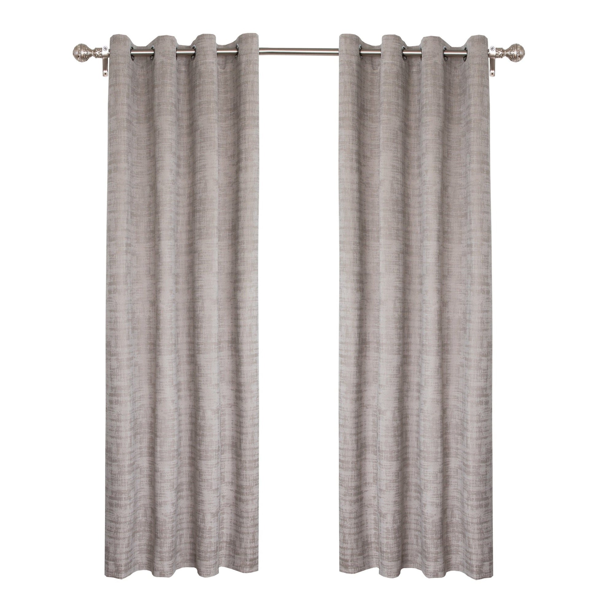 Ruvor Grey Curtain 2PC