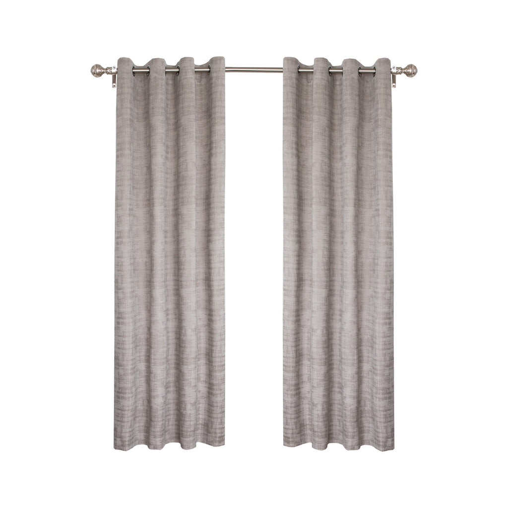 Ruvor Grey Curtain 2PC