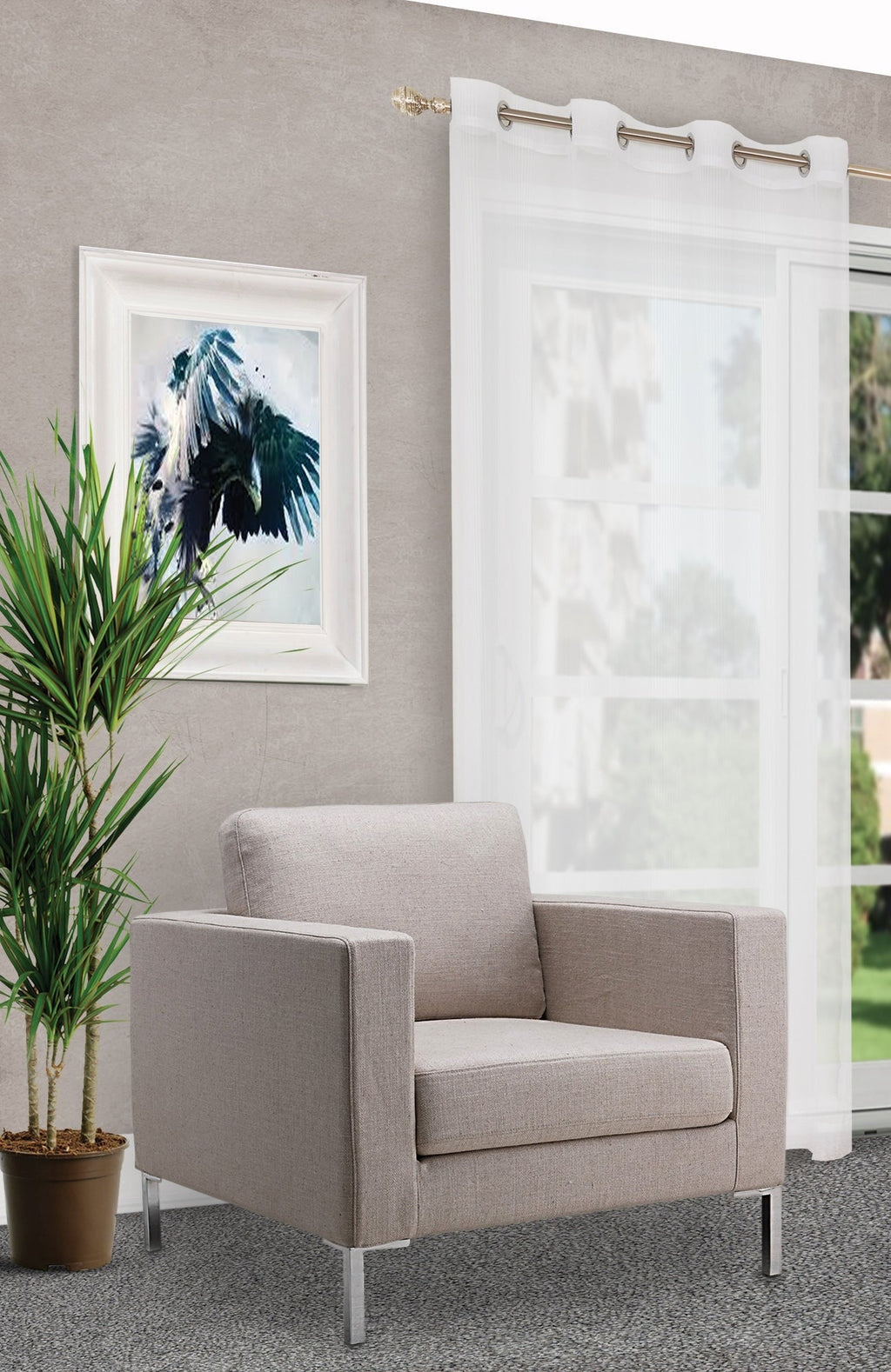 Scarlett Striped Sheer 2PC