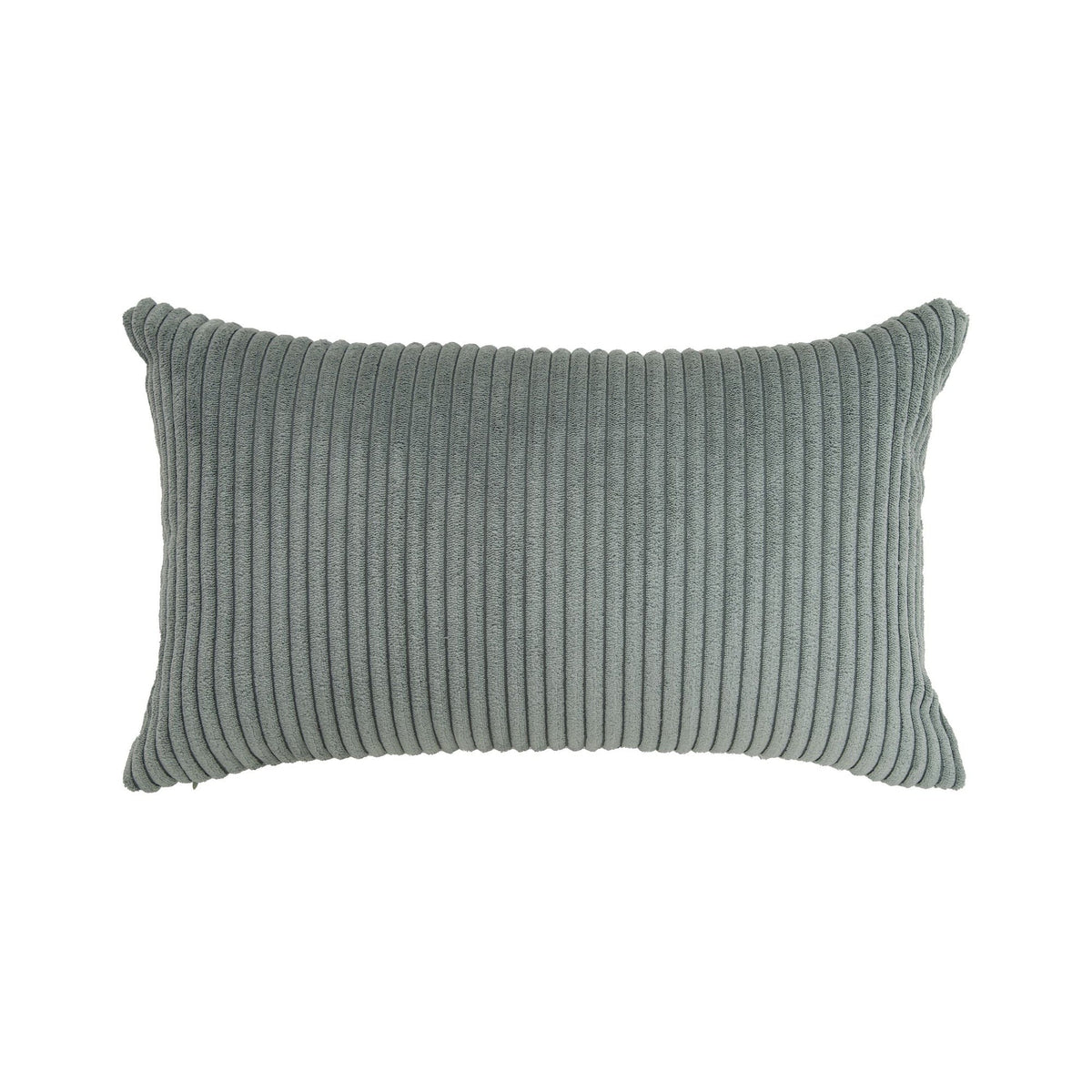 Textured gray pillow