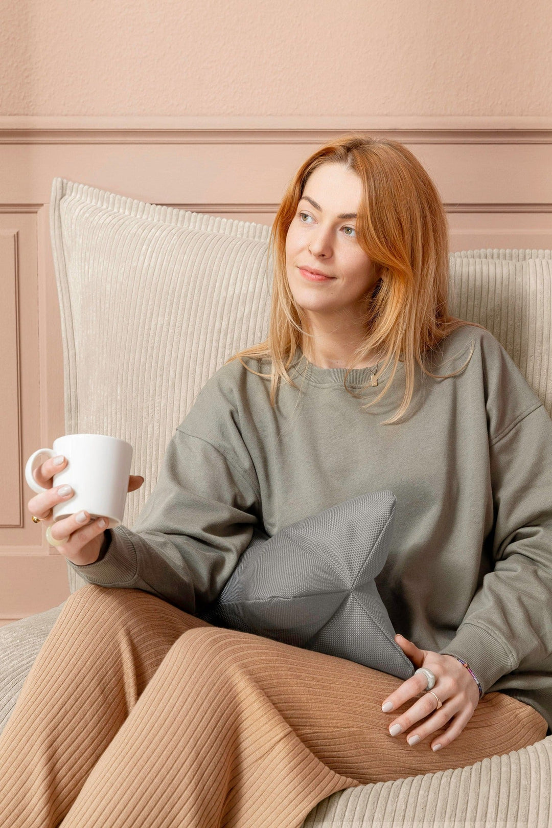 Cojín de lectura Inga 17"x9"/45cmx23cm