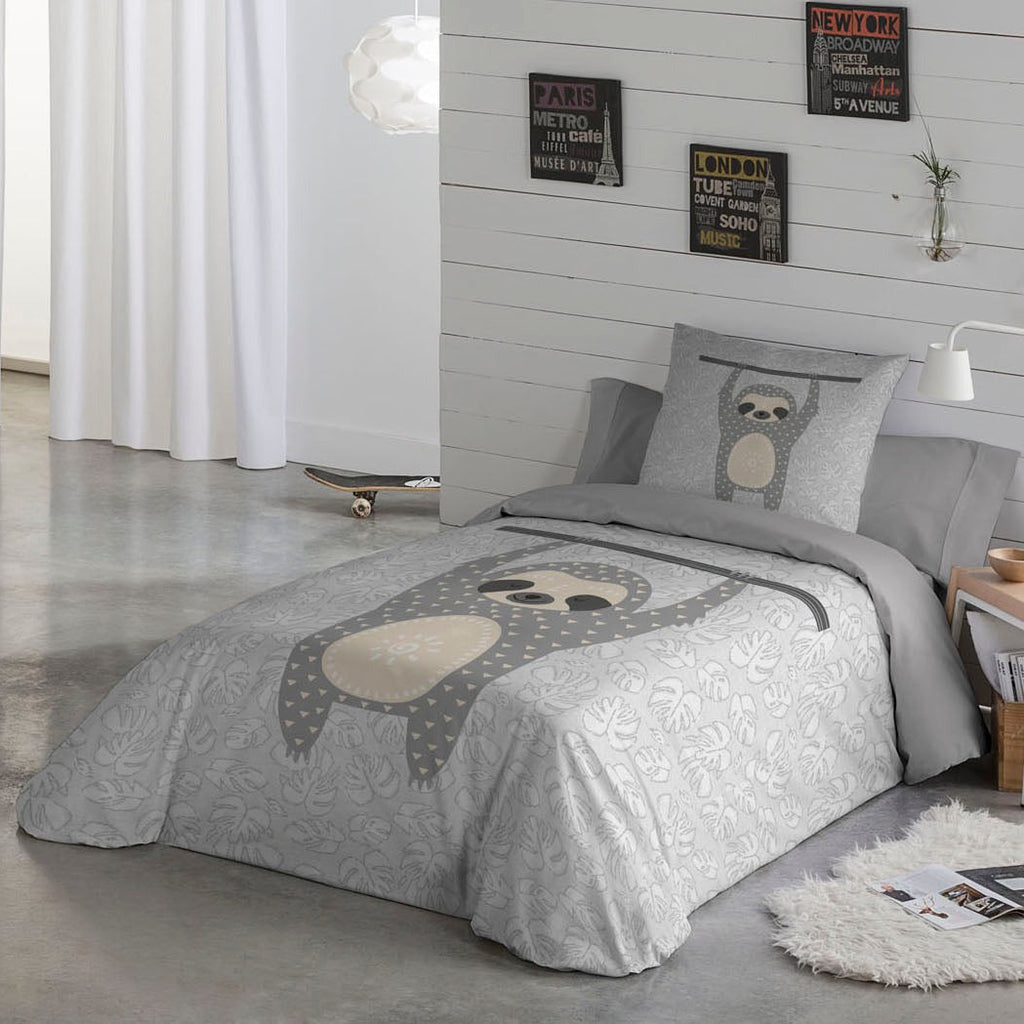 Sloth Twin 2pcs Duvet Cover Set (66"Wx86"L)