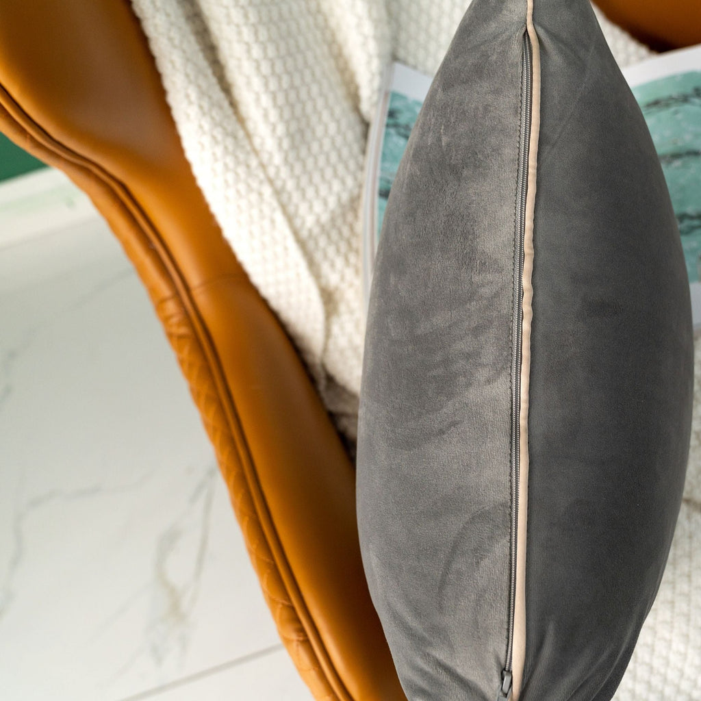 Solid Velvet Cushion 2PC