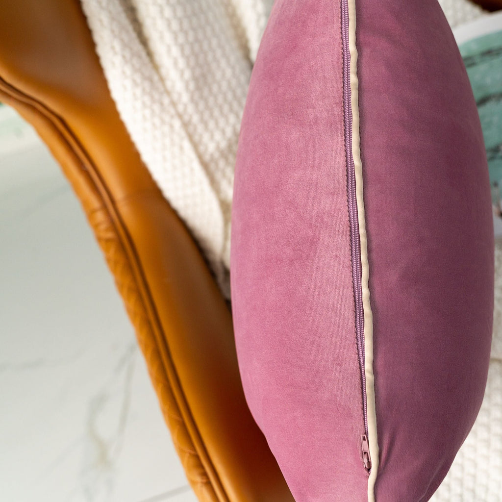 Solid Velvet Cushion 2PC