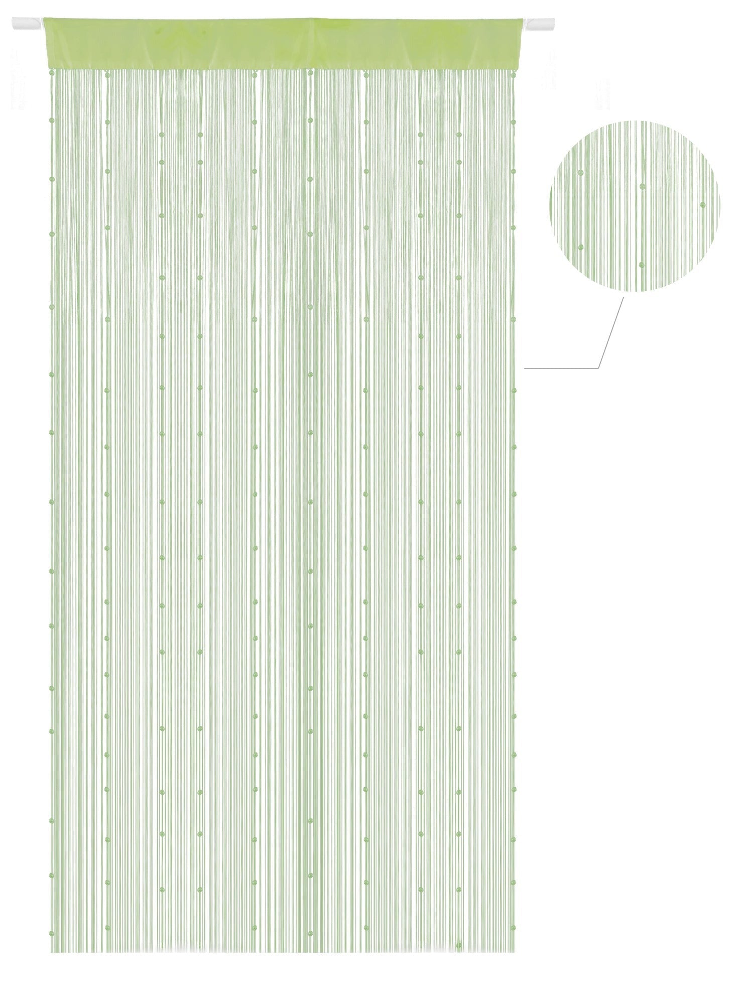 String Rod Pocket Panel 2PC