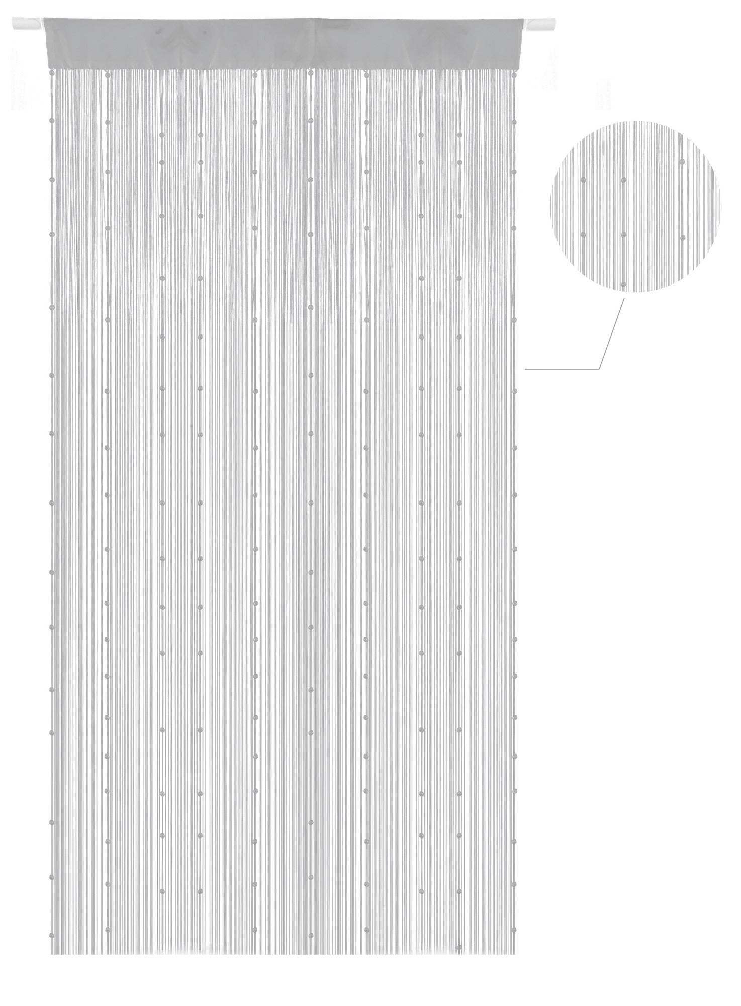 String Rod Pocket Panel 2PC