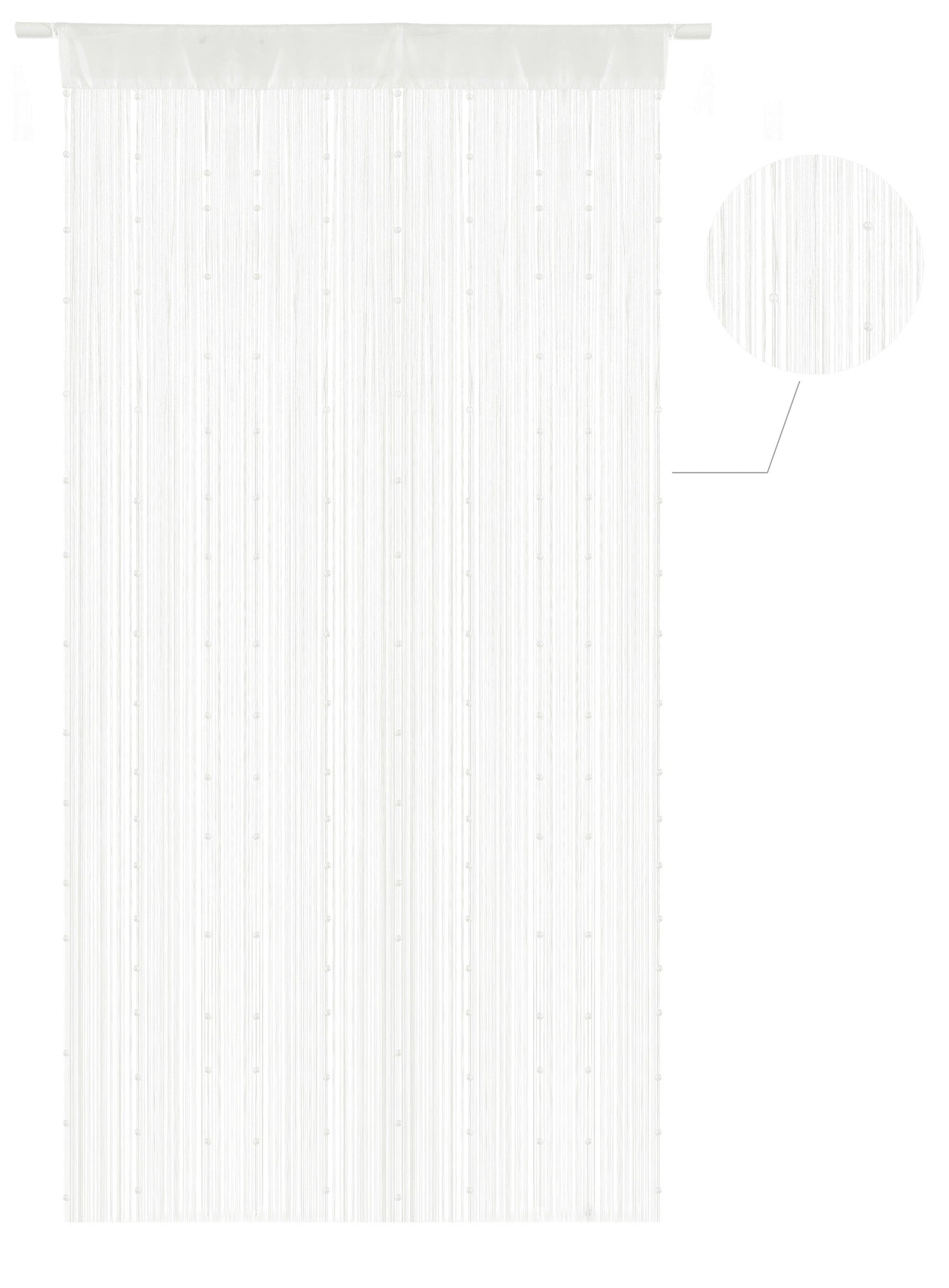 String Rod Pocket Panel 2PC