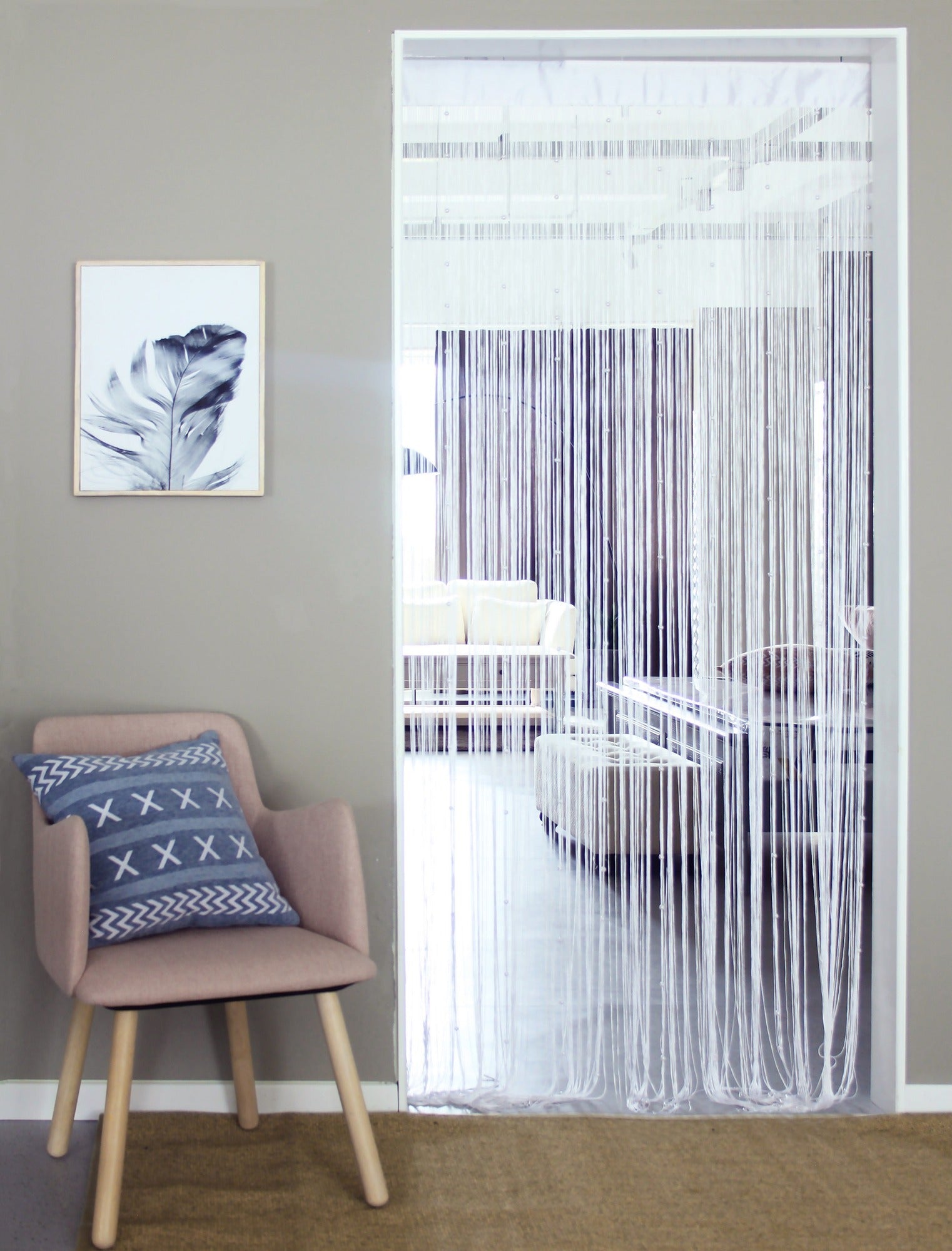 String Rod Pocket Panel 2PC