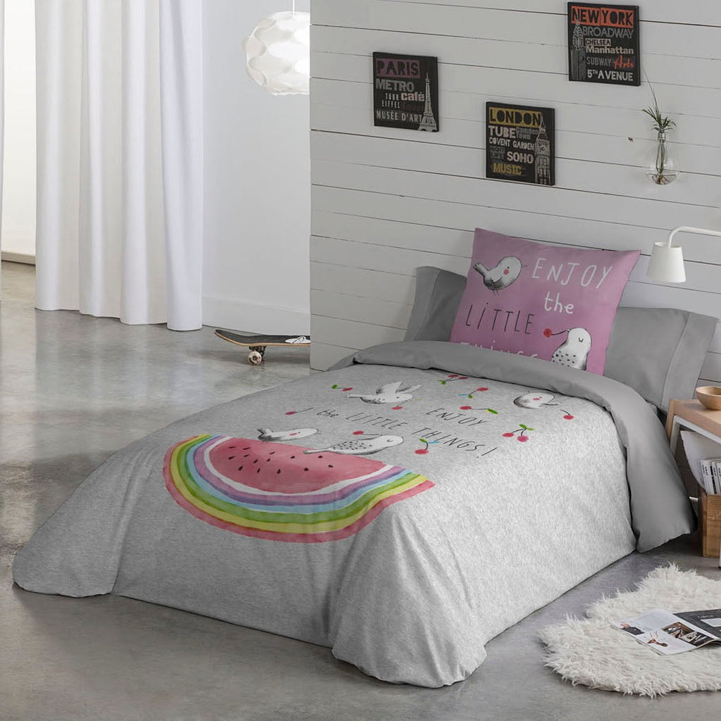 Ensemble de housse de couette double Sweet Cherry 2 pièces (66"L x 86"L)