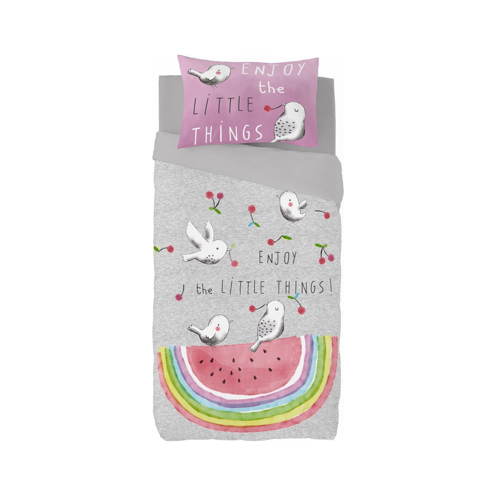 Ensemble de housse de couette double Sweet Cherry 2 pièces (66"L x 86"L)