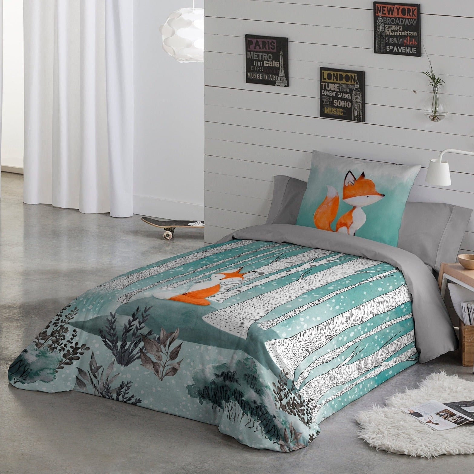 Swift Twin 2pcs Duvet Cover Set (66"Wx86"L)