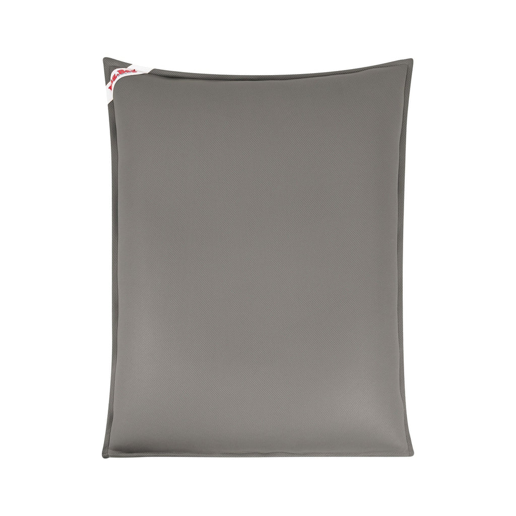 Gray pillow on a white background