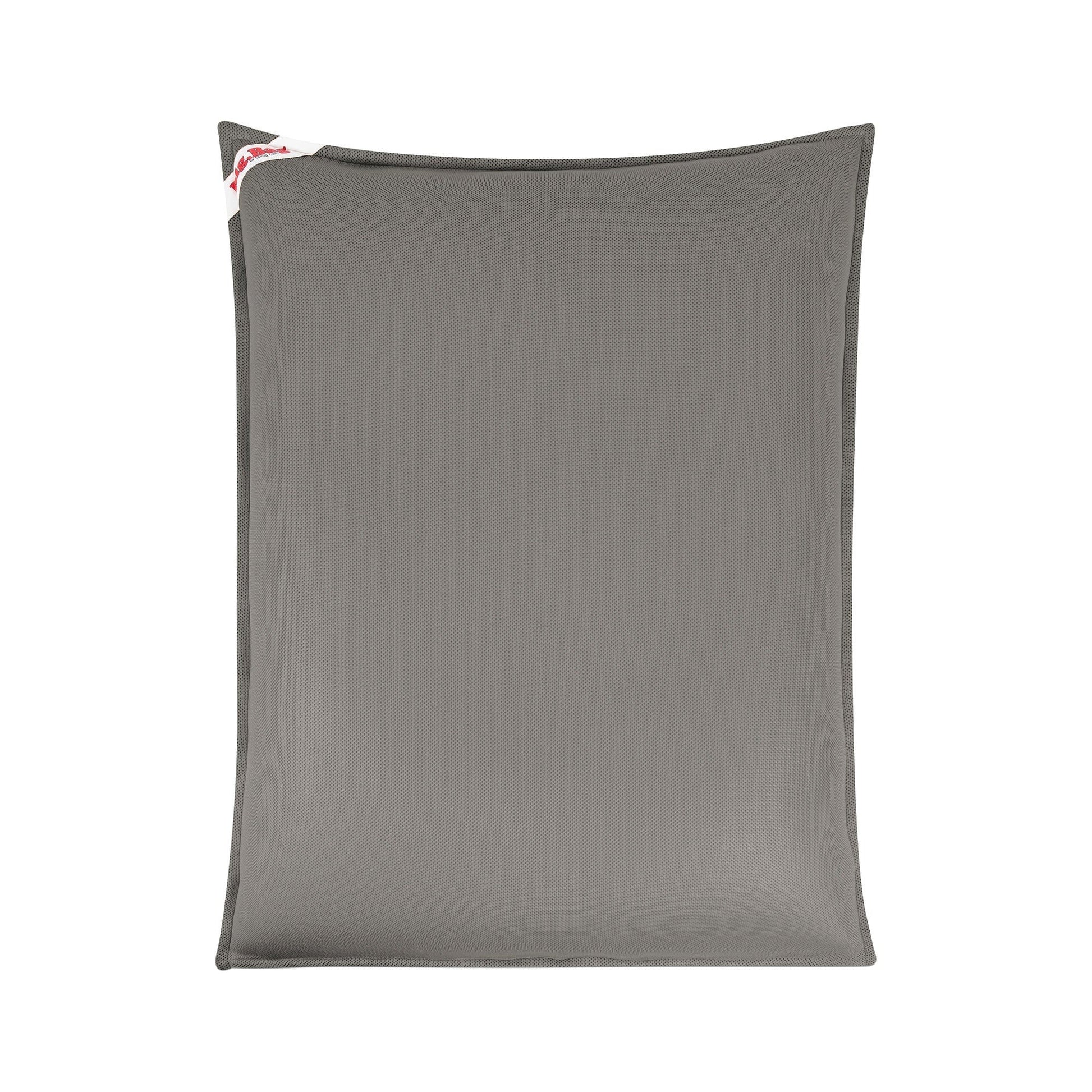 Gray pillow on a white background