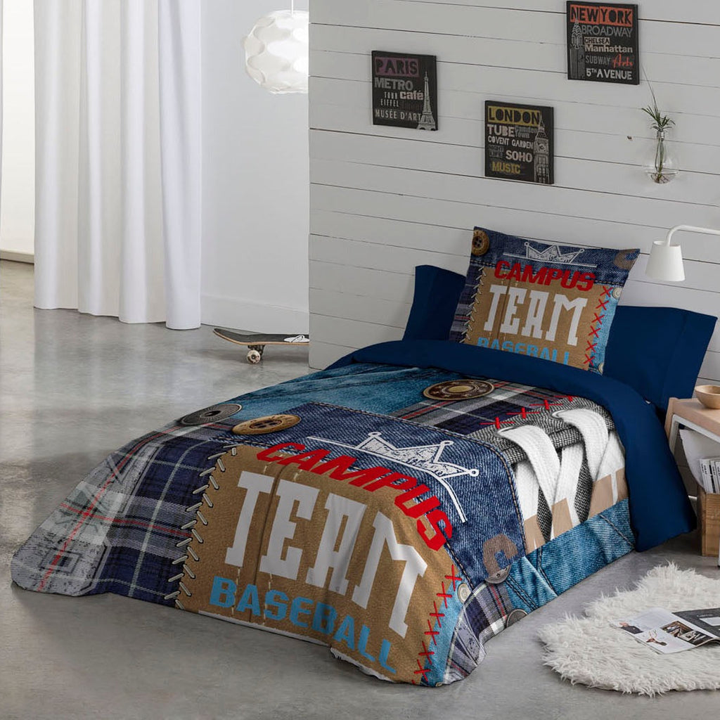 Ensemble de housse de couette 2 pièces pour lit double (66"L x 86"L)