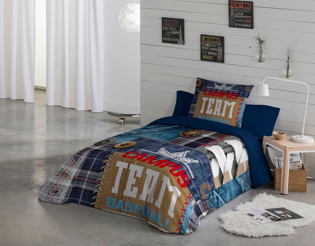 Juego de funda nórdica Team Twin de 2 piezas (66" de ancho x 86" de largo)