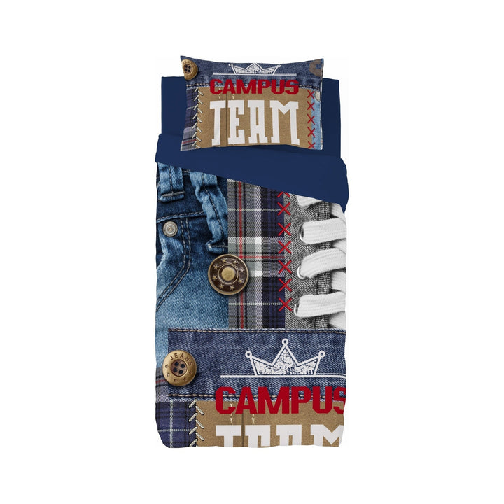 Juego de funda nórdica Team Twin de 2 piezas (66" de ancho x 86" de largo)